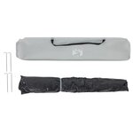 vidaXL Tente de plage gris libération rapide imperméable