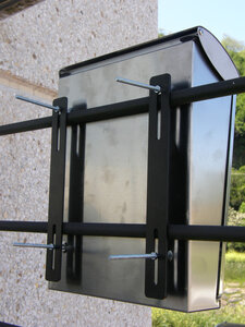 Kit de fixation pour boîtes aux lettres sur clôtures ou portails  C-015