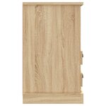 vidaXL Tables de chevet 2 Pièces chêne sonoma 43x36x60 cm