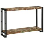 vidaXL Table console Multicolore 120 x 33 x 75 cm Bois Recyclé Solide
