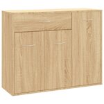vidaXL Buffet Chêne sonoma 88x30x70 cm Bois d'ingénierie