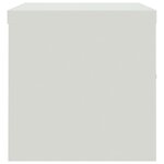 vidaXL Classeur gris clair 90x40x40 cm acier