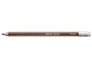Crayon BLACK'PEPS JUMBO  avec gomme MAPED