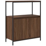 vidaXL Ensemble de meubles de salle de bain 5 pièces Chêne marron Bois d'ingénierie