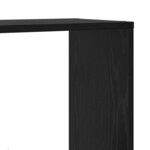 vidaXL Bibliothèque Chêne noir 60 x 20 x 120 cm Bois d'ingénierie