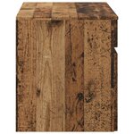vidaXL Cabinet de Salle de Bain Mural Bois ancien 59 x 44 5 x 50 cm