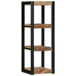 vidaXL Étagère murale 35x35x100 cm bois de manguier brut massif