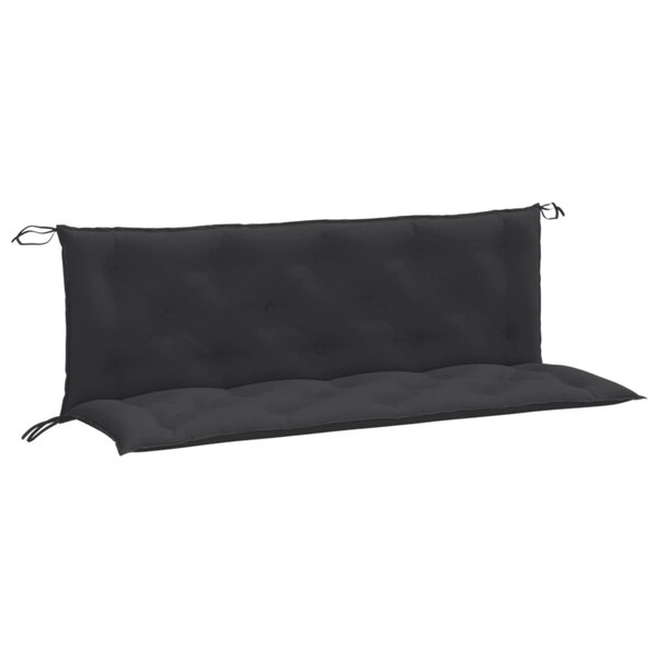 vidaXL Coussins de banc de jardin lot de 2 anthracite mélangé tissu