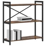 vidaXL Étagère Chêne fumé 80 x 30 x 85 cm Bois d'ingénierie