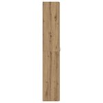 vidaXL Buffet haut chêne artisanal 60x32x190 cm bois d'ingénierie
