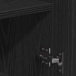 vidaXL Buffet avec tiroir Chêne noir 78 x 38 x 80 cm Bois d'ingénierie