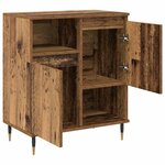 vidaXL Buffets 3 Pièces Bois ancien 180 x 35 x 70 cm Bois d'ingénierie