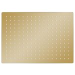 vidaXL Pomme de douche pluie Inox 40x30 cm Rectangulaire Doré
