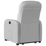 vidaXL Fauteuil inclinable gris nuage tissu