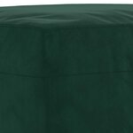 vidaXL Repose-pied Vert foncé 70x55x41 cm Velours