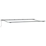 Store automatique rétractable vidaXL gris clair 600x300 cm