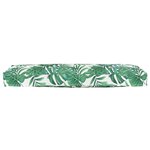 vidaXL Coussin de Palette pour Banc Style Feuille 120x40x8 cm Tissu Oxford