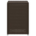 vidaXL Table de couverture de bouteille de propane marron 40x40x60 cm