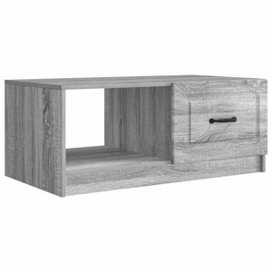 vidaXL Table basse Sonoma gris 90 x 50 x 37 cm Bois d'ingénierie