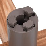 vidaXL Support de sapin de Noël 54x54x16 cm
