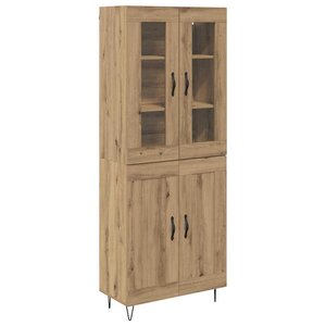 vidaXL Haut Armoire Chêne artisanal 69 5 x 34 x 180 cm