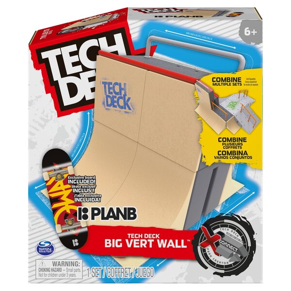 Spin Master 6064810 - Rampe de skate - Tech Deck - X-Connect Park Creator - Mur vertical