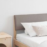 vidaXL Tête de lit capitonnée Taupe 180 cm Pin massif