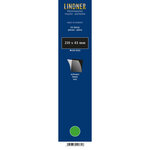Bandes simple soudure 210 x 43 mm pour timbres-poste. Fond - Noir
