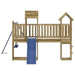 vidaXL Aire de jeux d'extérieur bois de pin imprégné