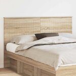 vidaXL Tête de lit Chêne Sonoma 160 cm Bois d'ingénierie