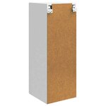 vidaXL Armoire Murale Blanc 33 x 34 5 x 90 cm Bois d'ingénierie