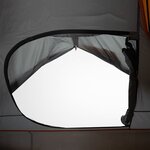 vidaXL Tente de camping à dôme 4 personnes gris et orange imperméable