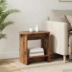 vidaXL Table d'appoint Bois ancien 50 x 39 5 x 55 cm Bois d'ingénierie