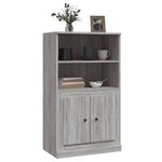 vidaXL Buffet haut sonoma gris 60x35 5x103 5 cm bois d'ingénierie