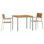 vidaXL Ensemble de salle à manger pour jardin 3 Pièces