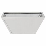 vidaXL Jardinières en bol 5 Pièces 35x35x15 cm en inox