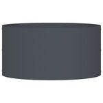 vidaXL Cache-pot de jardin Anthracite 40 x 40 x 20 cm Acier