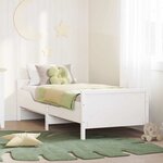 vidaXL Lit extensible pour enfants Other Blanc 80 x 130 / 165 / 200 cm