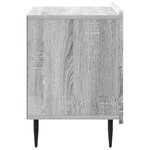 vidaXL Cabinet de chevet avec tiroir Sonoma gris 62 x 34 5 x 49 5 cm