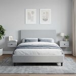 vidaXL Cabinet de chevet mural 2 pc Sonoma gris 34 5 x 33 x 20 cm