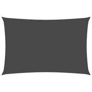 vidaXL Voile de parasol tissu oxford rectangulaire 2x4 m anthracite