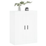 vidaXL Armoire murale blanc 69 5x34x90 cm bois d'ingénierie