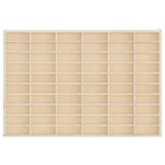 vidaXL Vitrine de collection en bois avec 60 compartiments