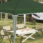 vidaXL Tente de fête pop-up 288 x 288 x 245 cm Vert Tissu Oxford
