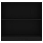 vidaXL Bibliothèque Noir 80x24x75 cm Bois d'ingénierie