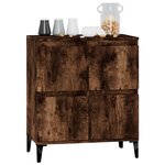 vidaXL Buffet Chêne fumé 60x35x70 cm Bois d'ingénierie