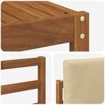 vidaXL Ensemble de canapés d'extérieur 8 Pièces Naturel et Beige