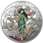 Pièce de monnaie en Argent 2 Dollars g 31.1 (1 oz) Millésime 2026 Four Seasons SPRING (PRÉCOMMANDE)