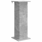 vidaXL Support de Plante 2 pc Gris béton 30 5 x 30 x 80 5 cm