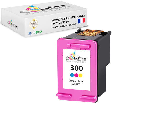 300 - 1 cartouche compatible pour HP 300 - couleur - COMETE